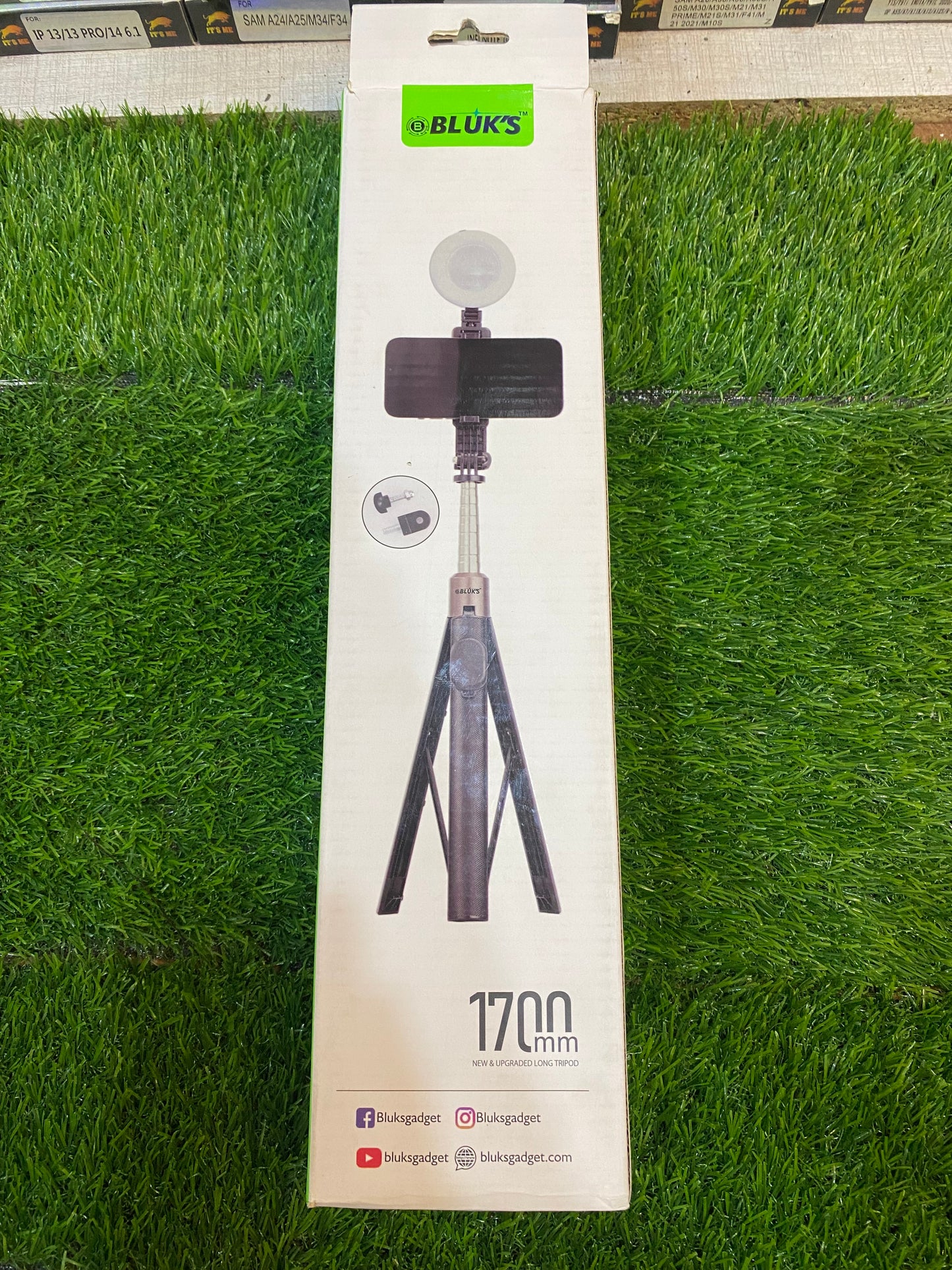 BX-370 Extra-Long 1700mm Selfie Stick with Tripod Stand – Sturdy, Extendable & Versatile