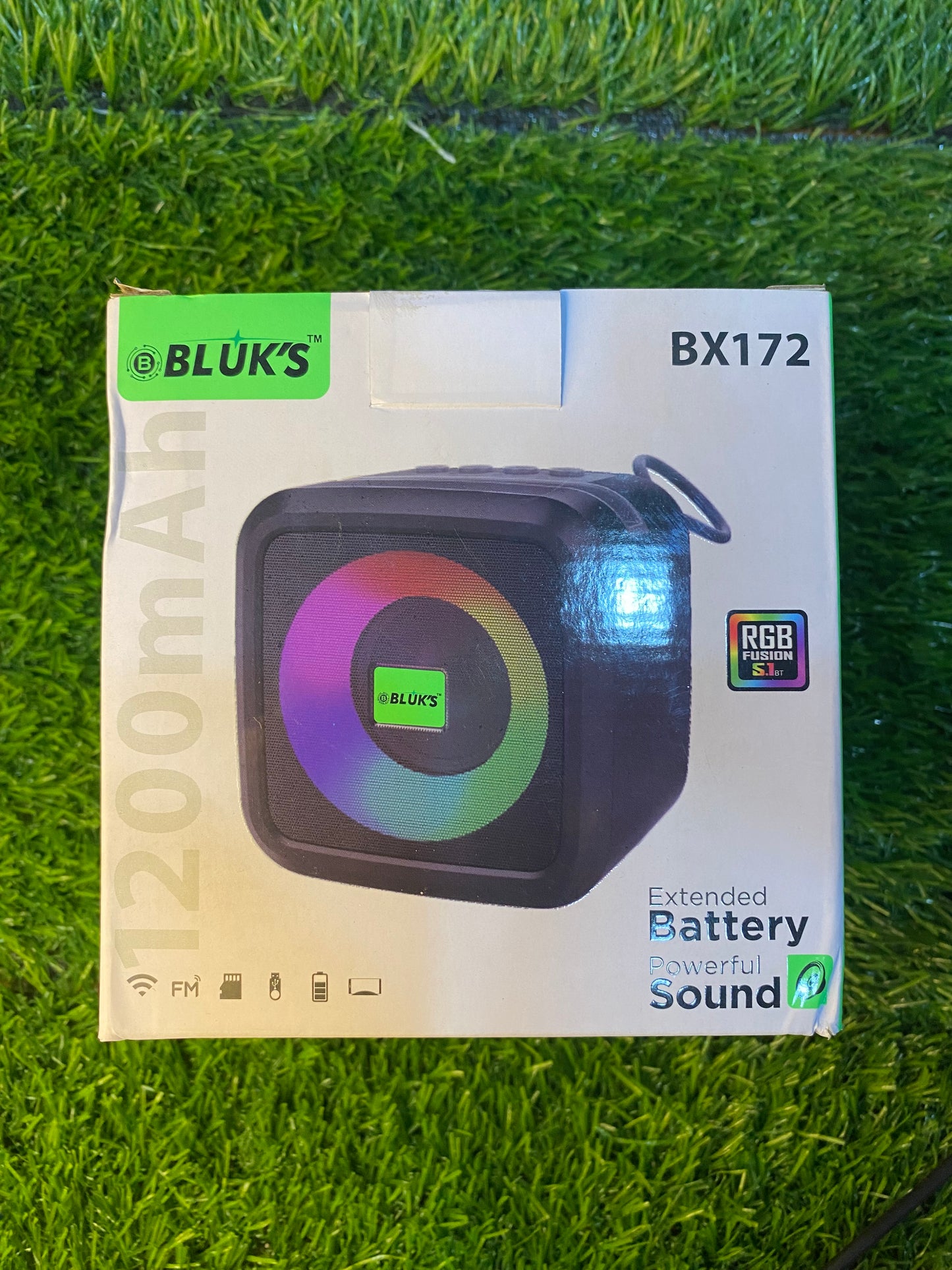 BX-172 Rechargeable Bluetooth Speaker – 1200mAh Battery & Powerful Sound