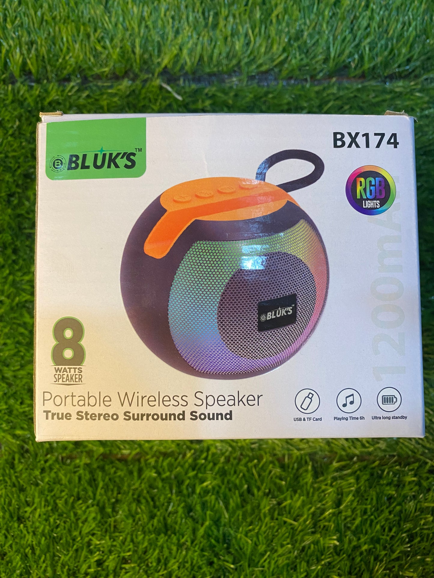 BX-174 Rechargeable Bluetooth Speaker – 1200mAh Battery & Powerful Sound