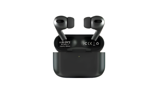 BLUK'S BX-AirPro 2 Black – Premium ENC AirBuds for Crystal-Clear Sound