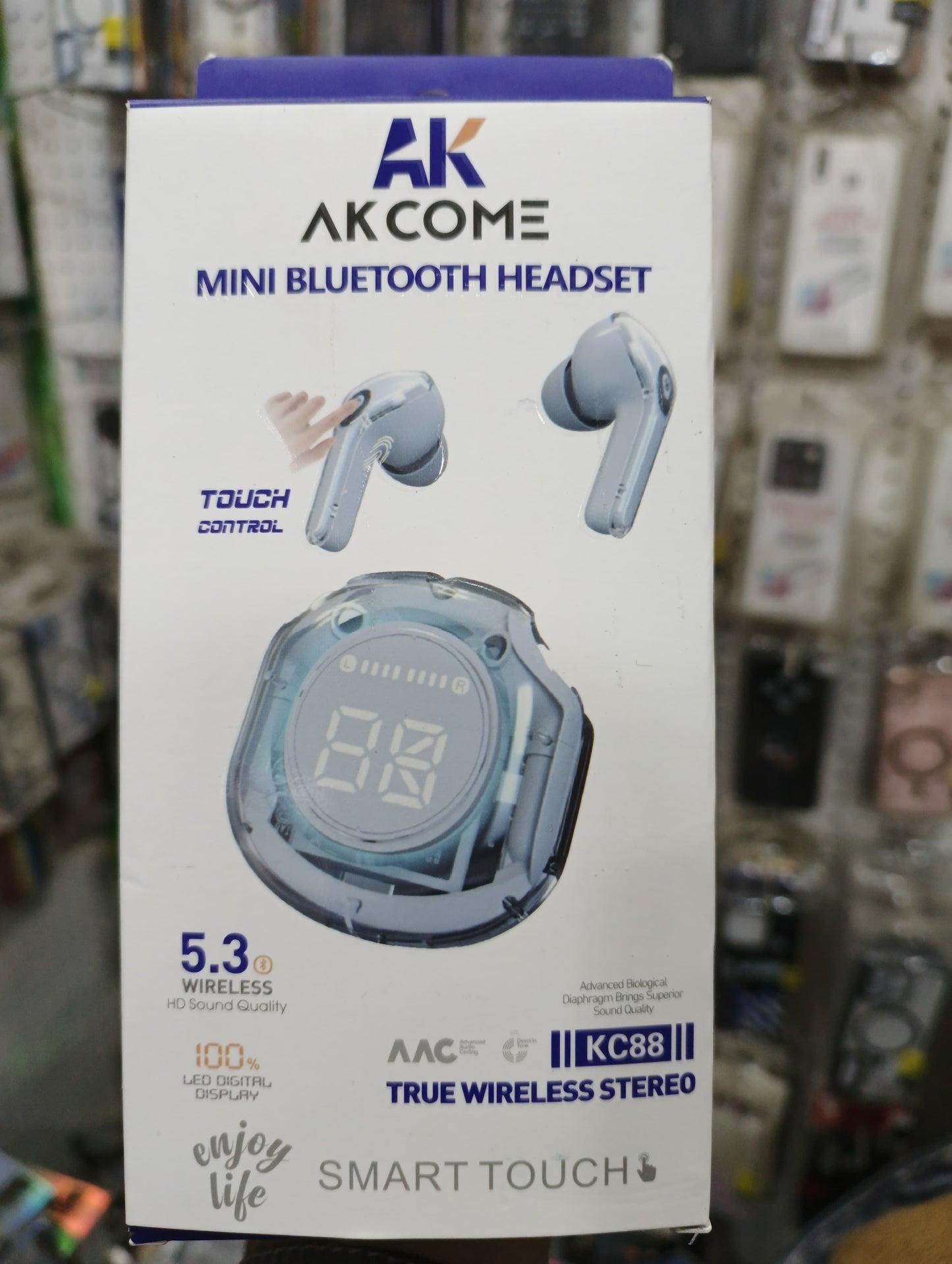 KC88 Mini Wireless Earbuds – Premium Sound & Smart Touch Control